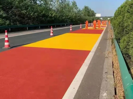 启东道路路面改色施工
