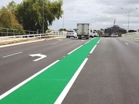 启东公路路面改色