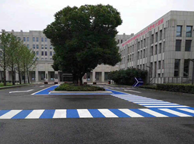 启东厂区划线施工