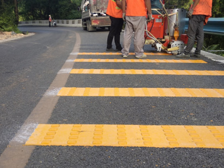 启东马路减速划线